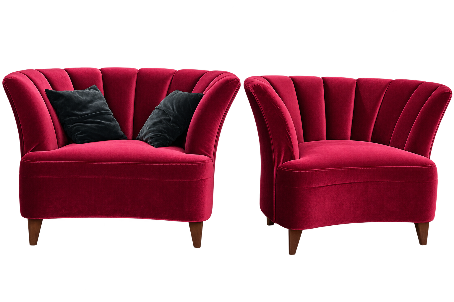 Red sofa