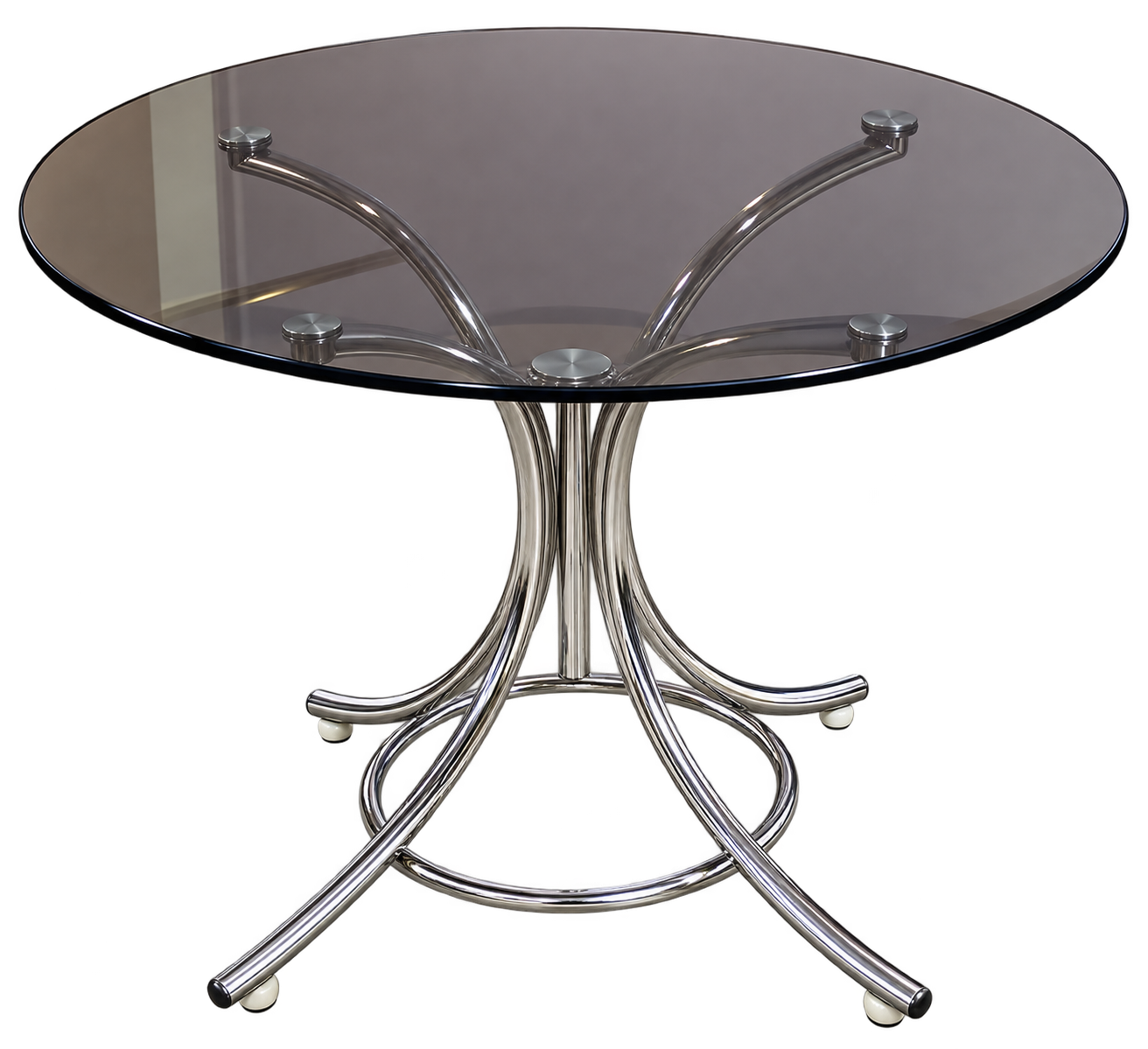 Round glass table